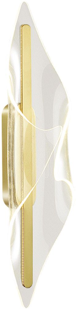 Darmowa Dostawa - Kinkiet 1x12 W przezroczysty Altavola Design Velo LA101Wgold