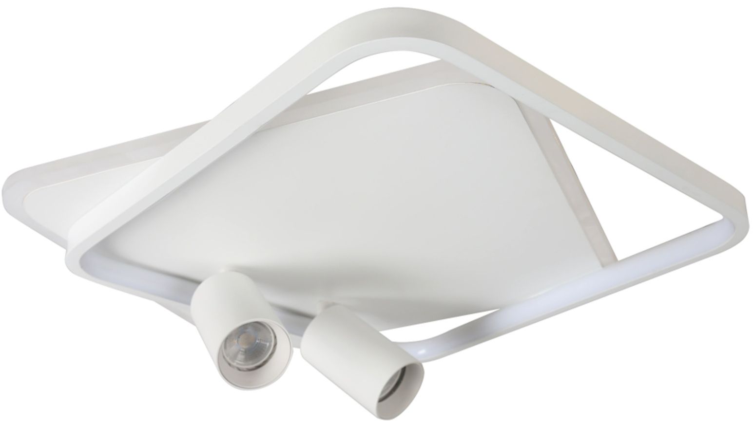 Darmowa Dostawa - Lampa podsufitowa 1x8 W biała Light Prestige Parma LP06122CSquareWH