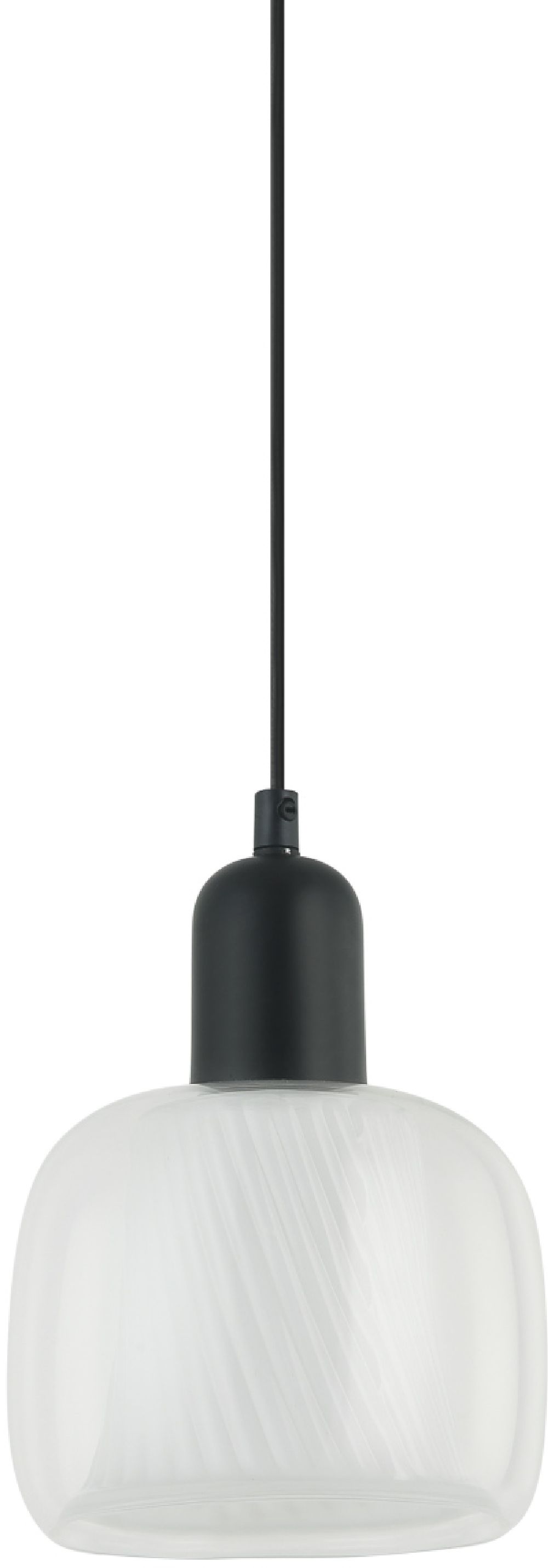 Darmowa Dostawa - Lampa wisząca 1x40 W czarna Italux Lamezia PND675941BKCL