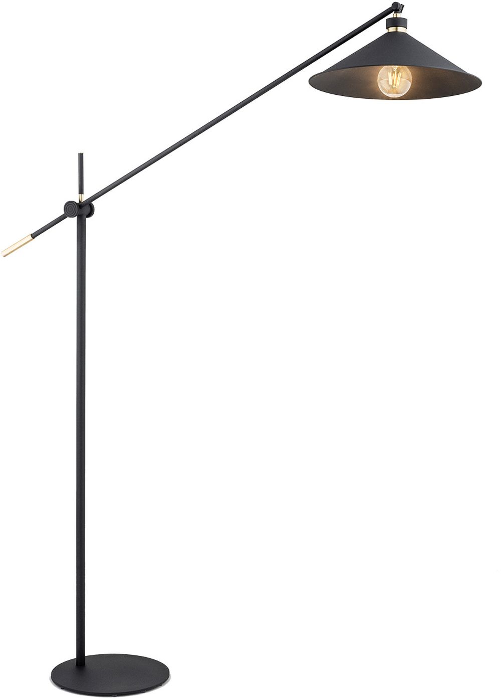 Darmowa Dostawa - Lampa stojąca 1x15 W czarna Argon Nashville 4732
