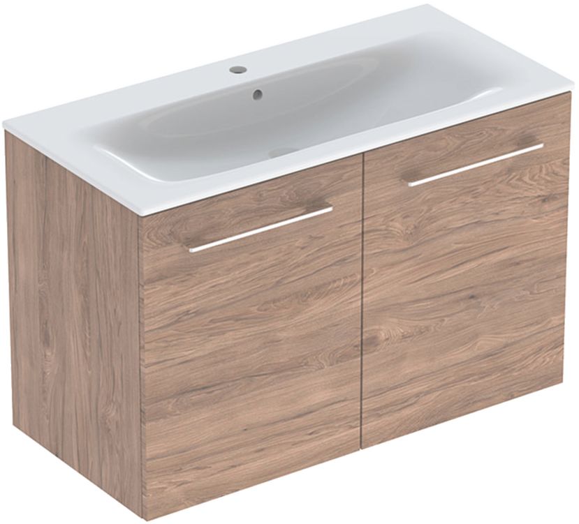 Darmowa Dostawa - Umywalka z szafką Geberit Selnova Square 501262001
