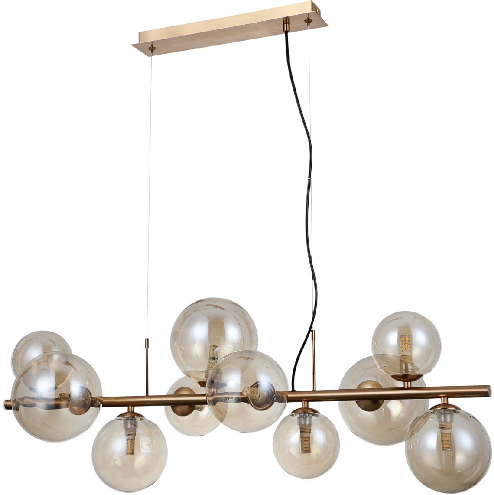 Darmowa Dostawa - Lampa wisząca powyżej 6x5 W mosiądz Italux Canello PND40600710HBR