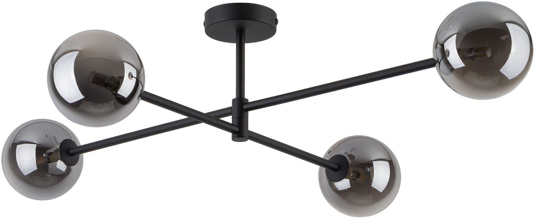 Darmowa Dostawa - Lampa podsufitowa 4x6 W czarna TK Lighting Sarius 6235