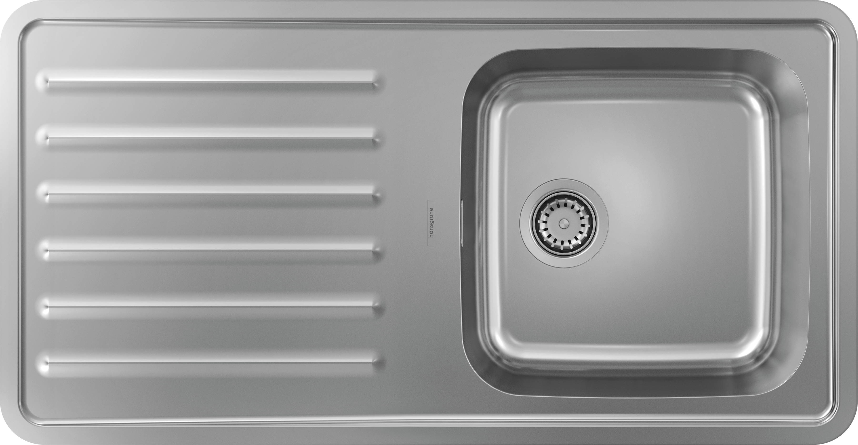 Darmowa Dostawa - Zlewozmywak stalowy 97.5x50.5 cm Hansgrohe S41 43341800