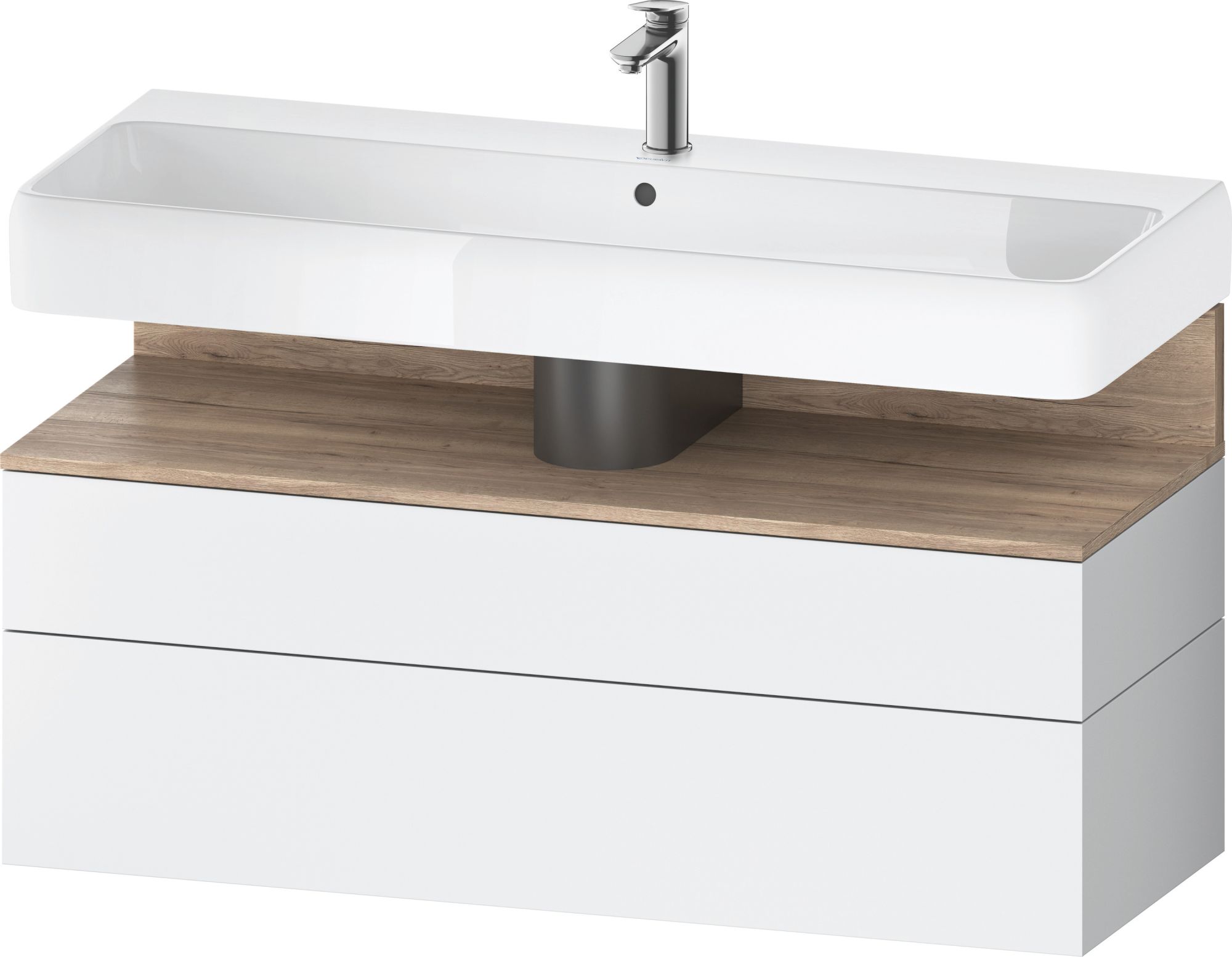 Darmowa Dostawa - Szafka 119x47x59 cm podumywalkowa wisząca biały Duravit Qatego QA4396055180010