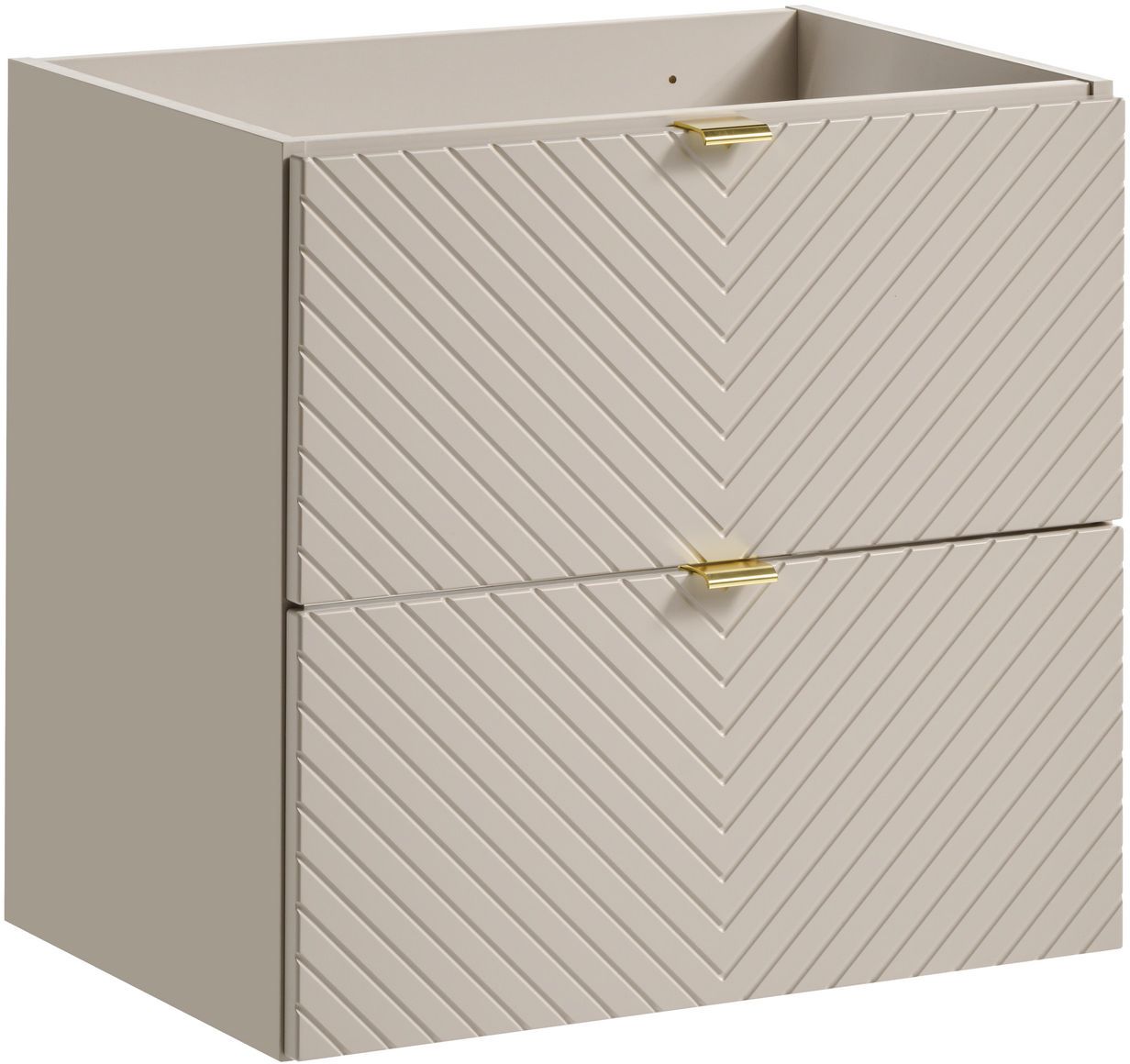 Darmowa Dostawa - Szafka 60x39x57 cm podumywalkowa wisząca beżowa Comad Viva Cashmere VIVACASHMERE82602S