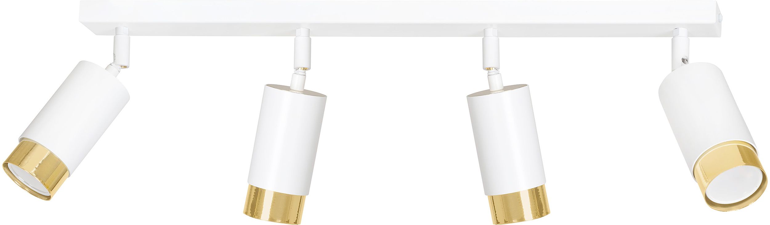 Darmowa Dostawa - Lampa podsufitowa 4x8 W biała-złota Emibig Hiro 9634