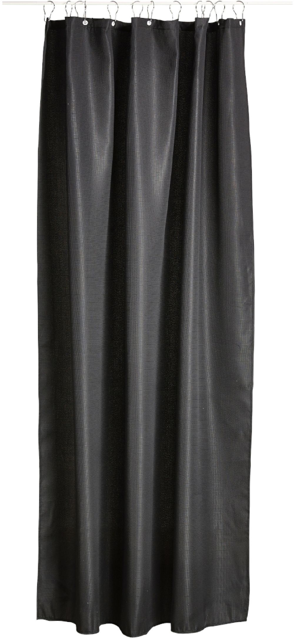 Darmowa Dostawa - Zasłona prysznicowa 200x180 cm czarna Zone Denmark Lux 330127