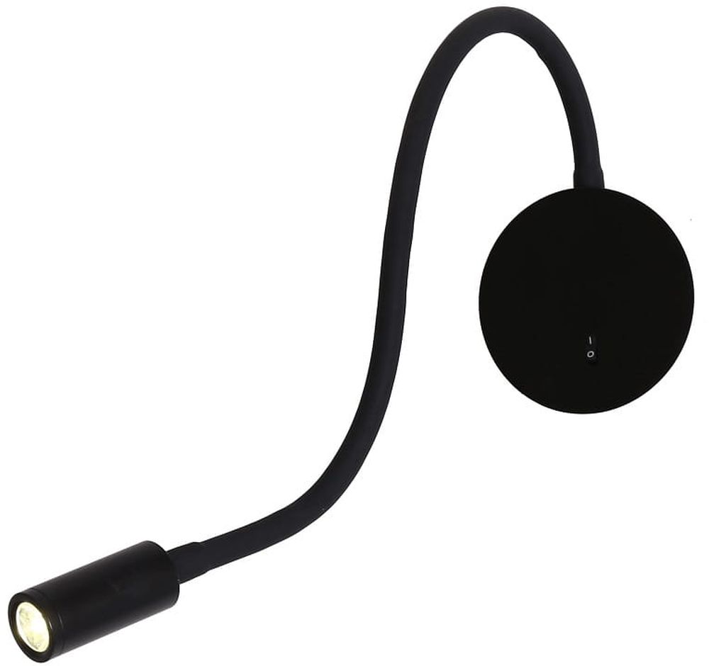 Darmowa Dostawa - Kinkiet 1x3 W czarny Light Prestige Senise LP20211WBK