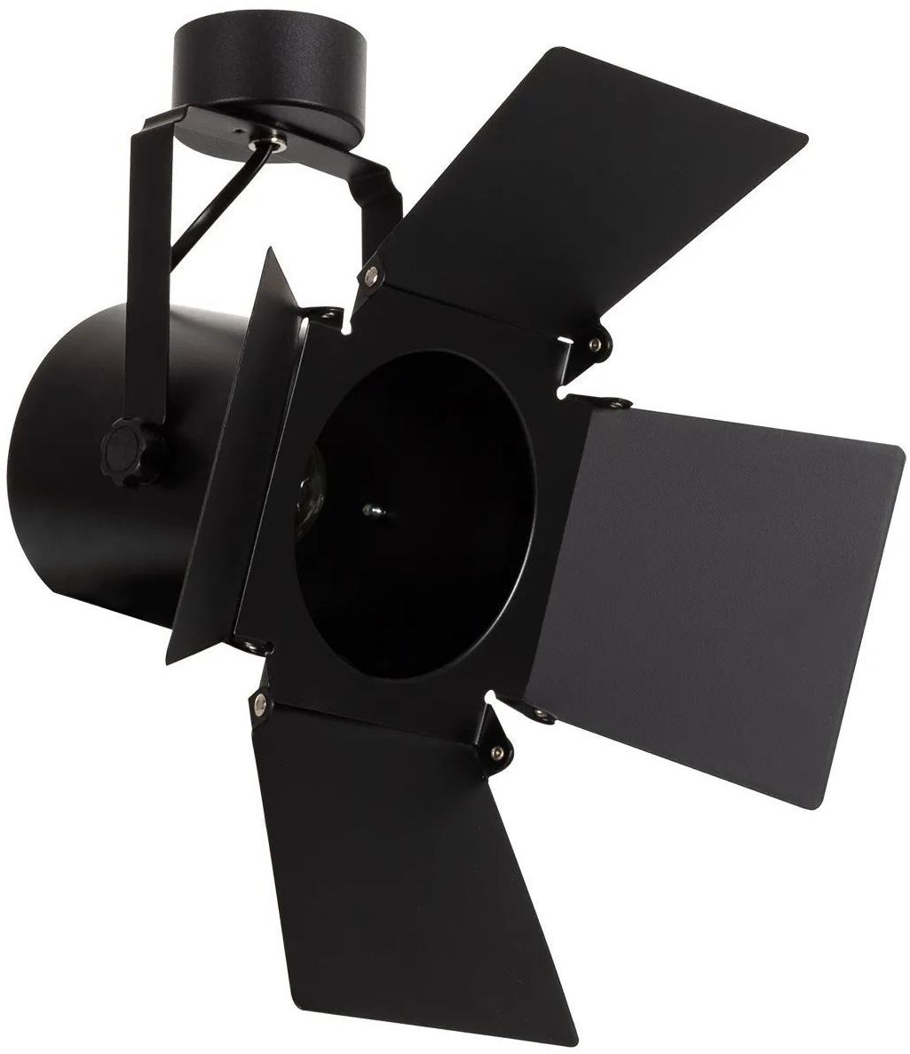 Darmowa Dostawa - Lampa podsufitowa 1x60 W czarna Abruzzo Retro ABRRRTCE27