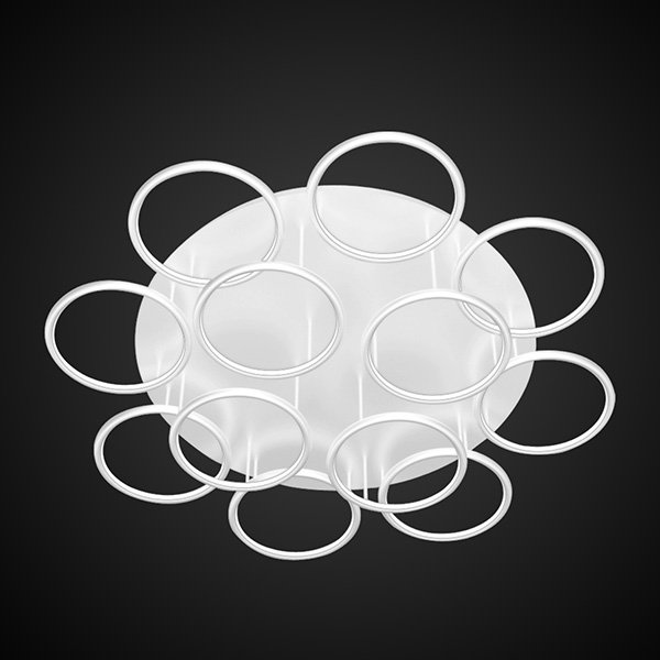 Darmowa Dostawa - Lampa podsufitowa powyżej 6x144 W biały Altavola Design Ledowe Okręgi LA078CE12in3kwhite
