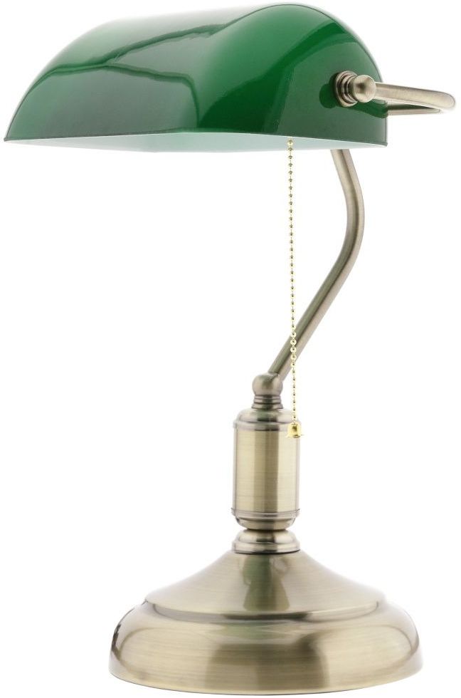 Darmowa Dostawa - Lampa biurkowa 1x40 W mosiądz Abigali Home BANKER