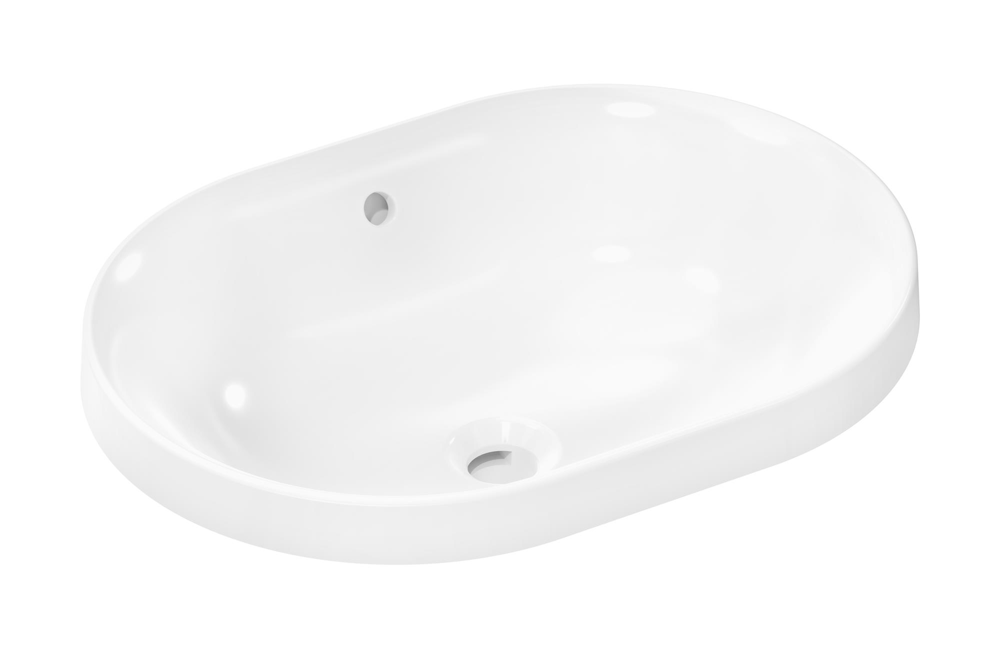 Darmowa Dostawa - Umywalka 55x40 cm owalna wpuszczana biała Hansgrohe Xuniva U 61062450