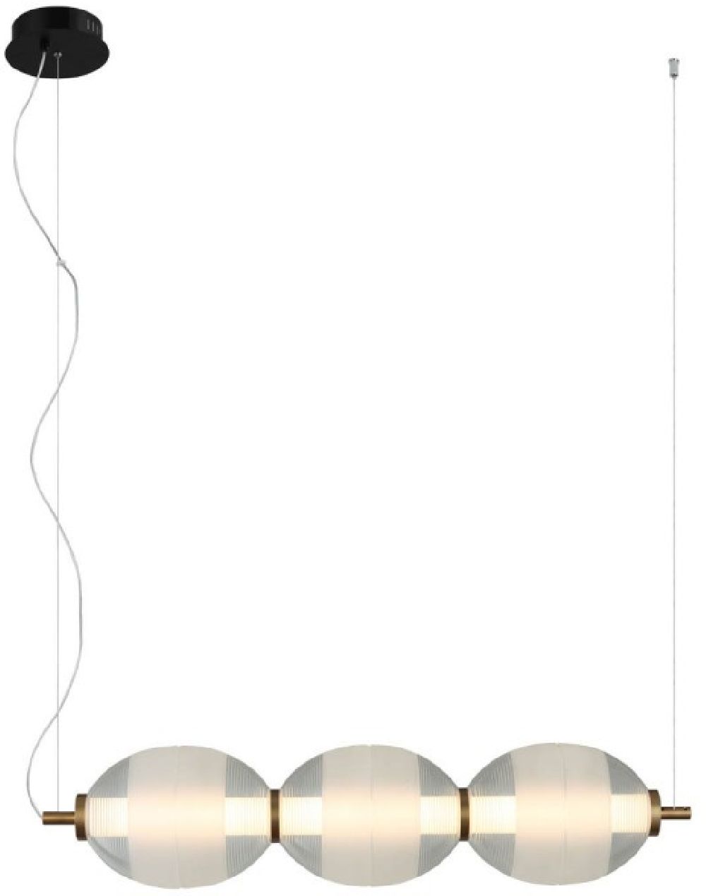 Darmowa Dostawa - Lampa wisząca 1x22 W przezroczysta Italux Rinot PND453723WHCL