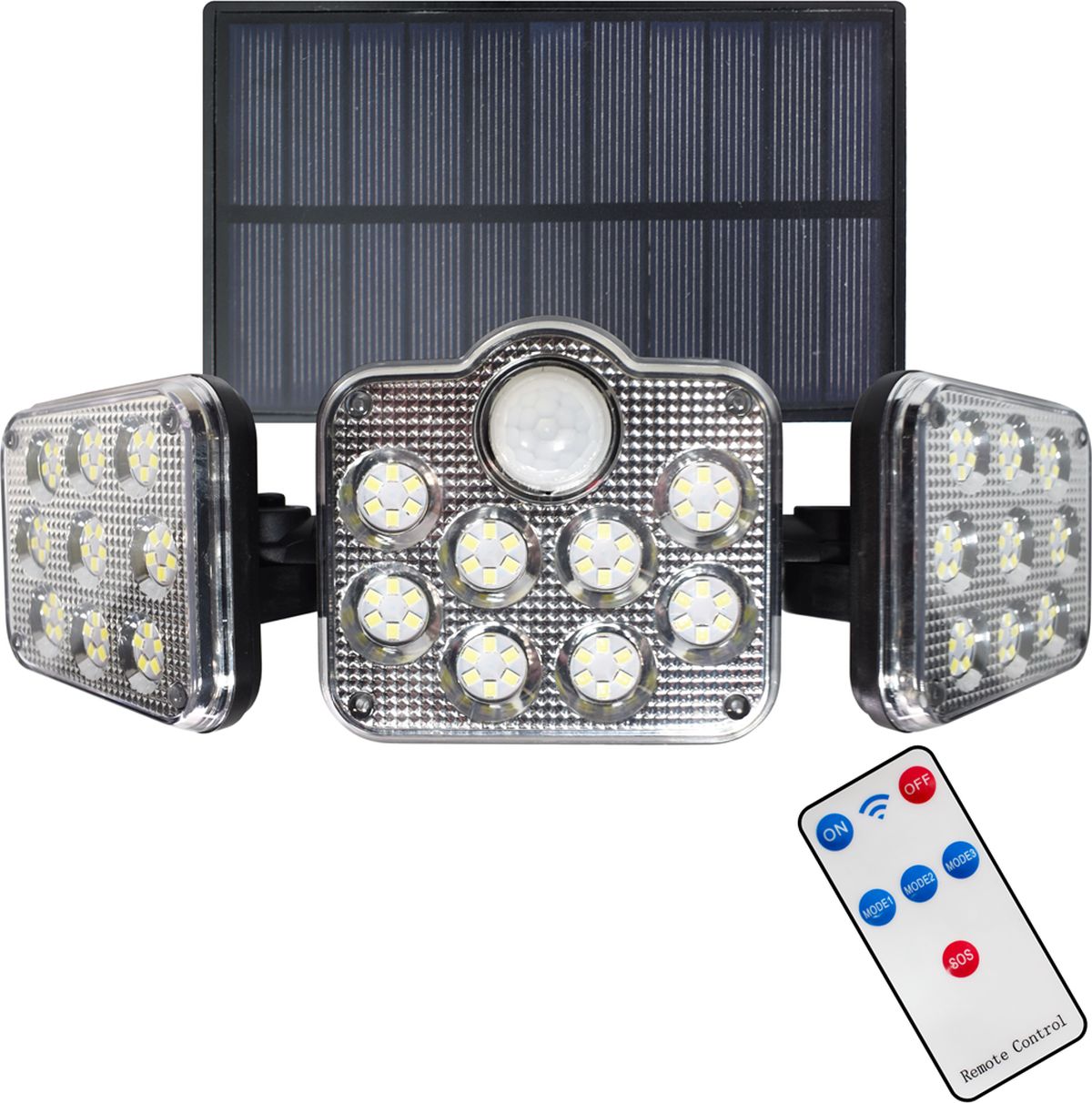 Darmowa Dostawa - Kinkiet solarny 3x20 W srebrna Milagro Flexi EKO9152