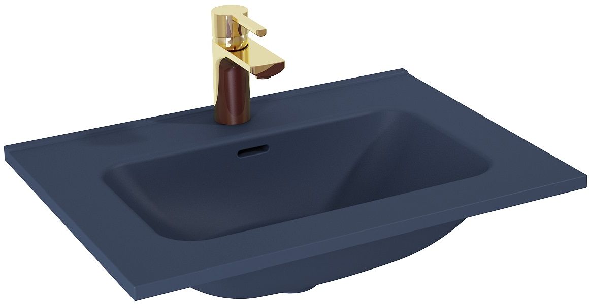 Darmowa Dostawa - Umywalka 61x46 cm prostokątna meblowa niebieska Elita Skappa RE040603067030