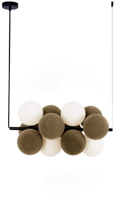 Darmowa Dostawa - Lampa wisząca 4x12 W brązowa Abruzzo Vino ABRGRAPPAHB