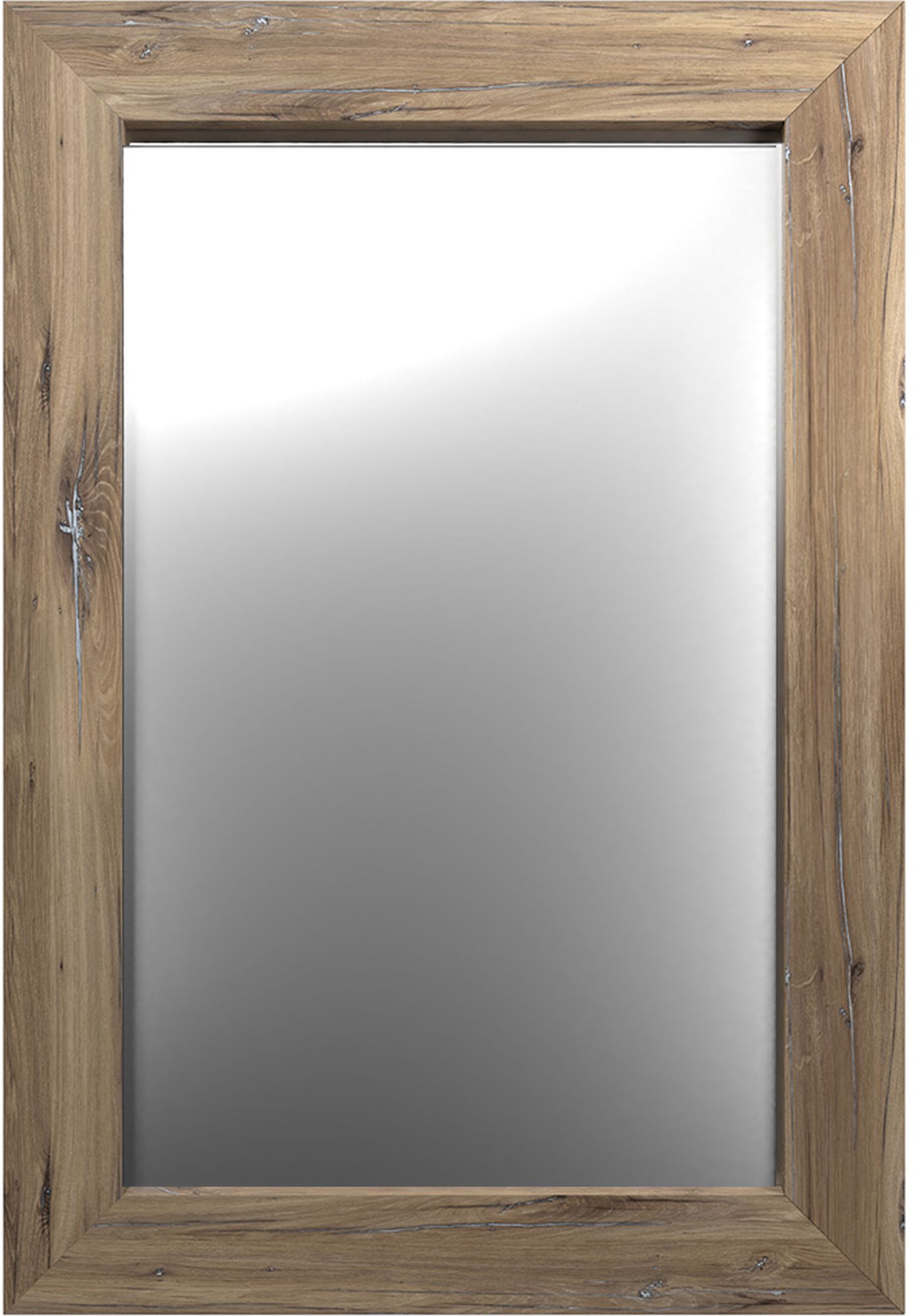Darmowa Dostawa - Lustro 60x86 cm prostokątne drewno Styler Jyvaskyla LU12327
