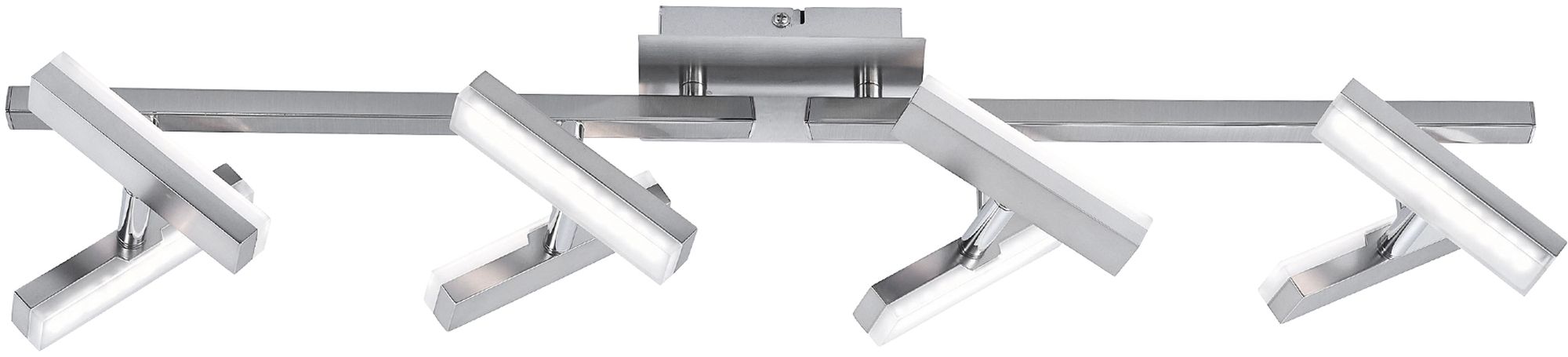 Darmowa Dostawa - Lampa podsufitowa x2 W stal Just Light Rico 1127855