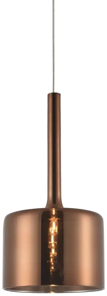 Darmowa Dostawa - Lampa wisząca 1x28 W miedź CosmoLight Copenhagen P01028CU