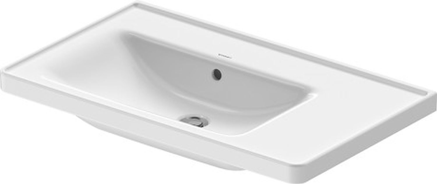 Darmowa Dostawa - Umywalka 80x48 cm prostokątna meblowa biała Duravit D-Neo 2369800060