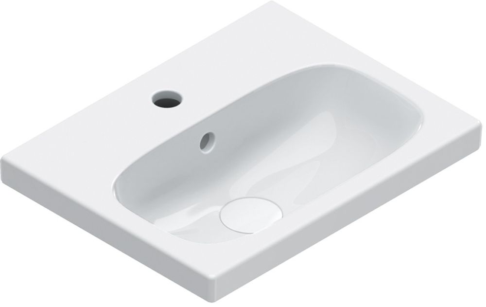 Darmowa Dostawa - Umywalka 45x35 cm prostokątna ścienna-meblowa biała Catalano Alvea 0620451001