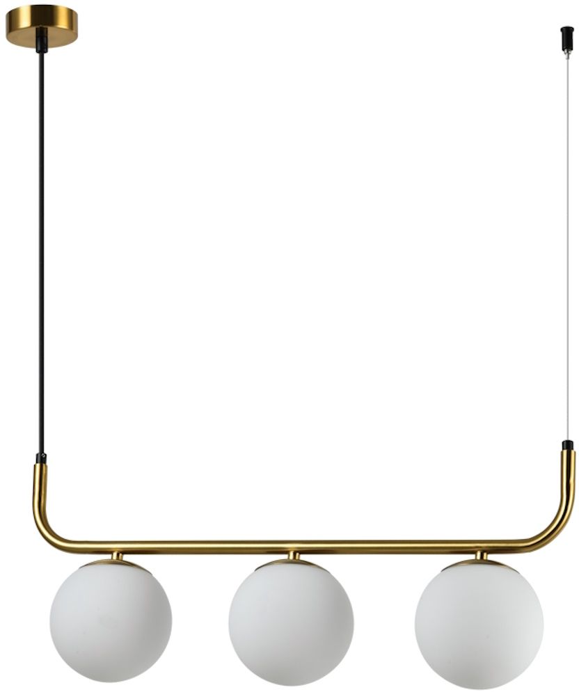 Darmowa Dostawa - Lampa wisząca 3x40 W złota Light Prestige Alisa LP0053LGD