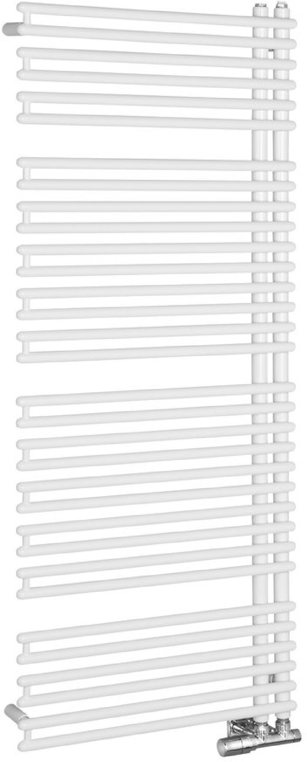 Darmowa Dostawa - Grzejnik łazienkowy drabinkowy 145.4x59.6 cm biały Aqualine Tubini DC320T