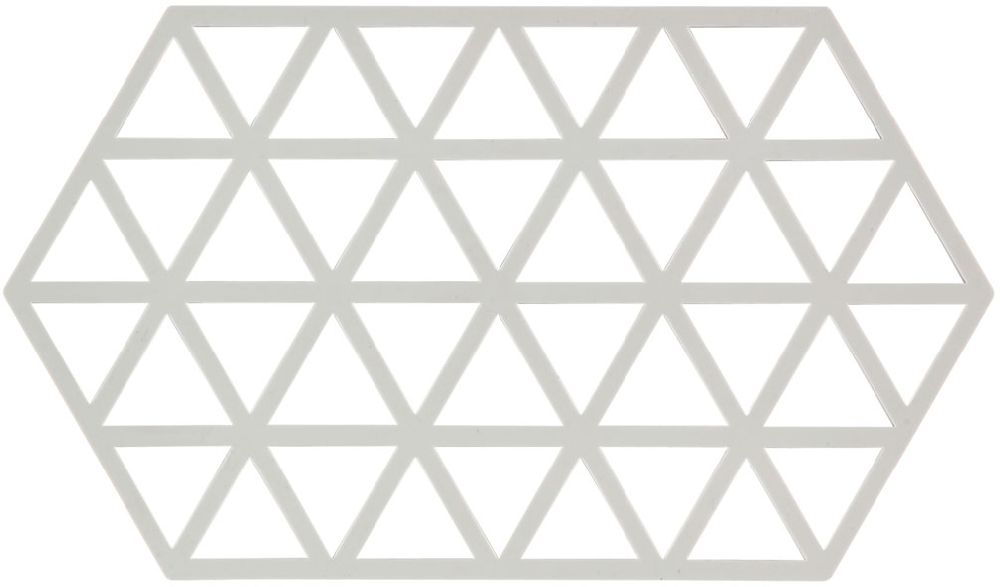 Darmowa Dostawa - Podstawka kuchenna 38x24x1 cm szary Zone Denmark Triangles 330313