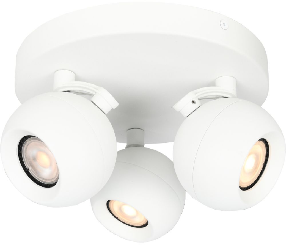 Darmowa Dostawa - Lampa podsufitowa 3x10 W biała Italux Lafin SPL453793RWH