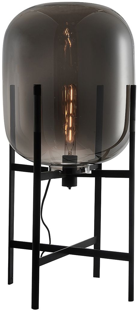 Darmowa Dostawa - Lampa stojąca 1x60 W czarna-grafitowa Italux Maversa FL823211AM