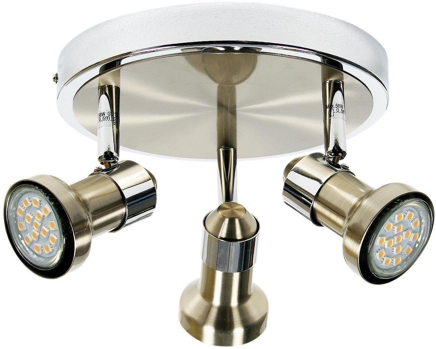 Darmowa Dostawa - Lampa podsufitowa 3x50 W chrom Candellux Arkon 9860051