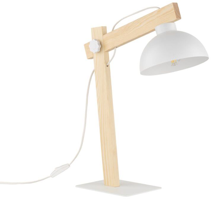 Darmowa Dostawa - Lampa stołowa 1x15 W drewno TK Lighting Oslo 5347