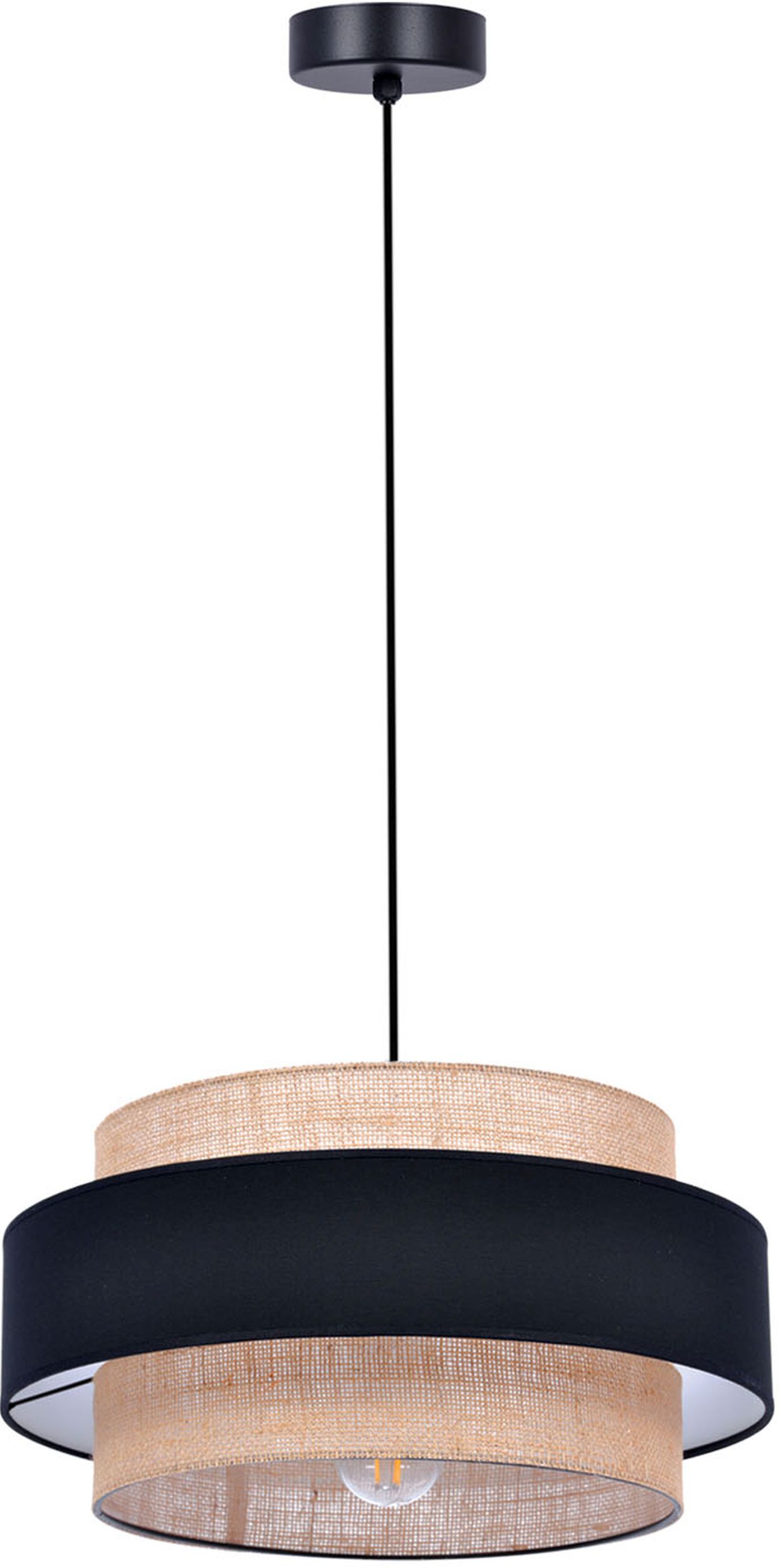 Darmowa Dostawa - Lampa wisząca 1x40 W czarny Kaja Gato K5231