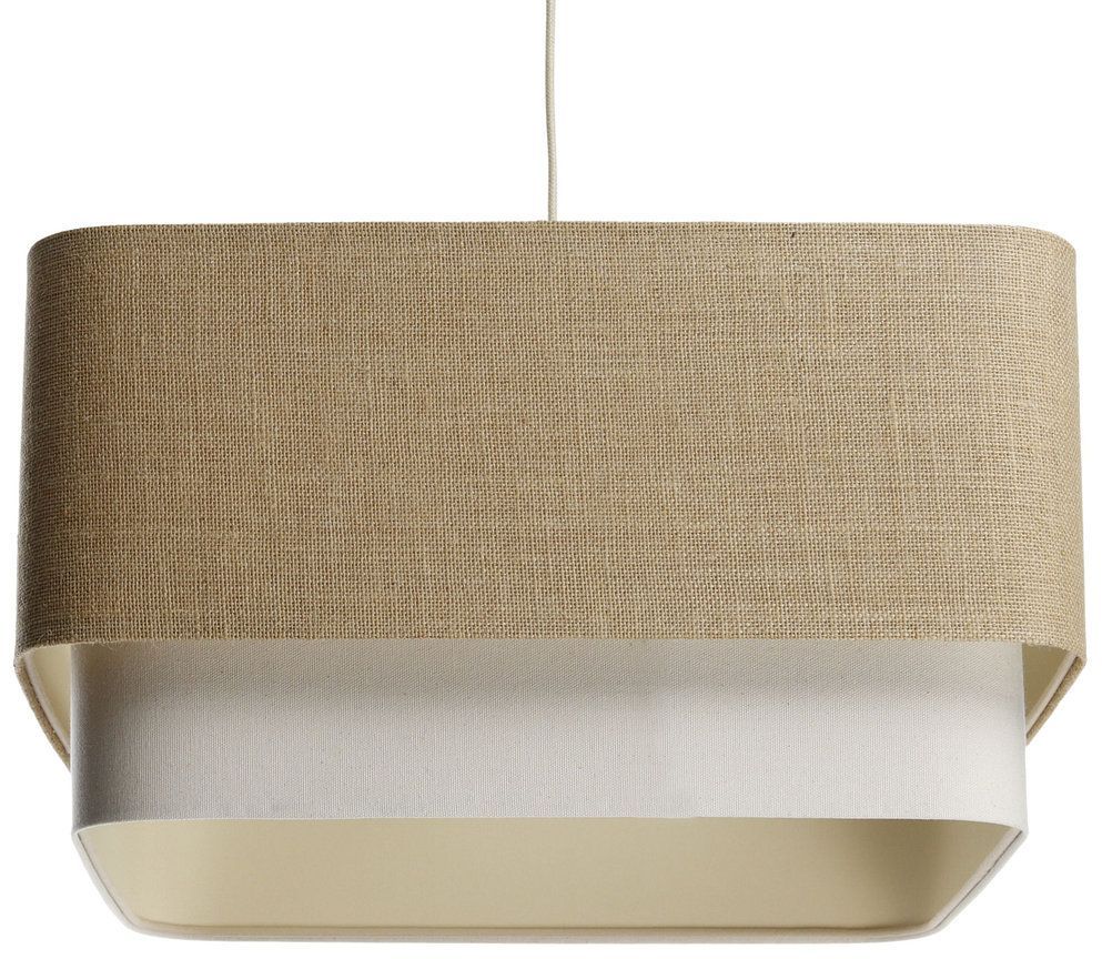 Darmowa Dostawa - Lampa wisząca 1x60 W beżowa BPS Koncept Kwadro duo KWD001
