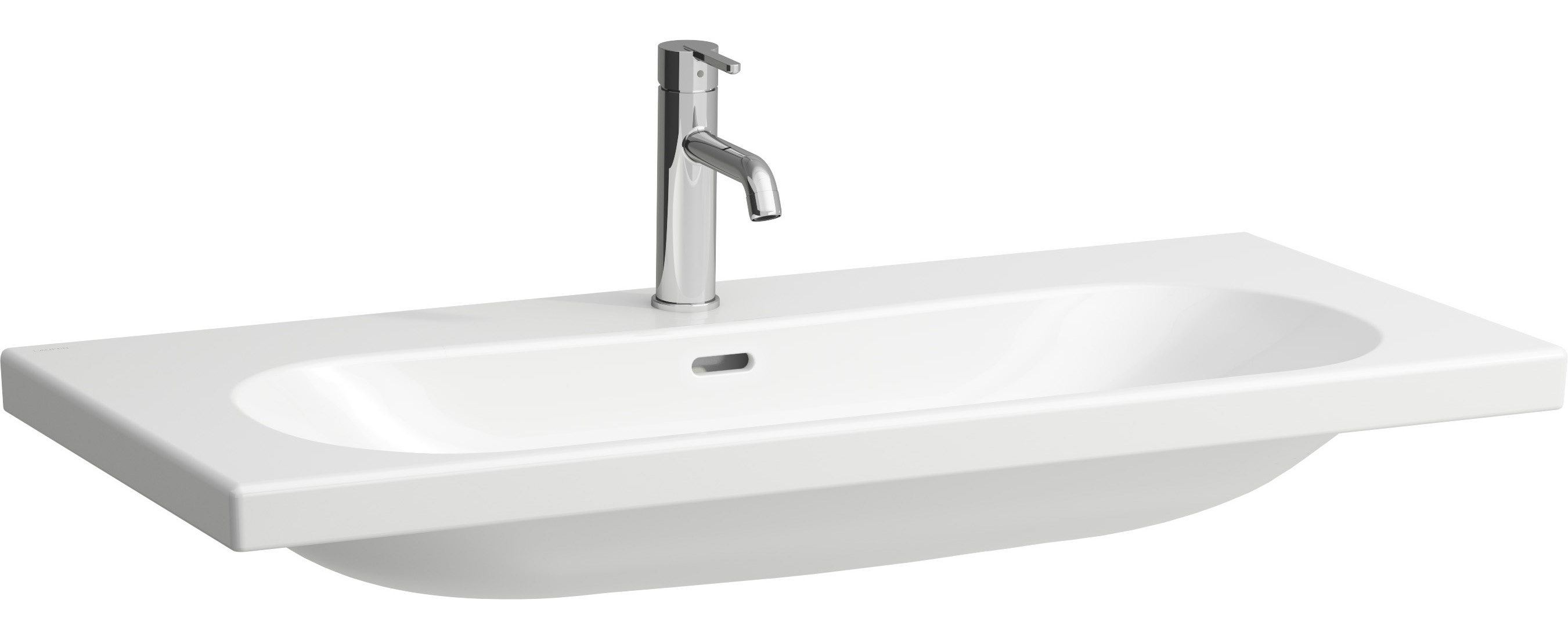 Darmowa Dostawa - Umywalka 100x46 cm prostokątna meblowa biała Laufen Lua H8100890001041