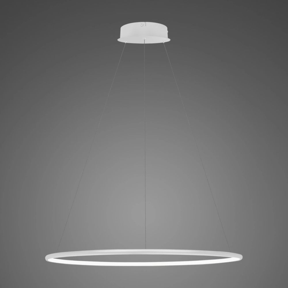 Darmowa Dostawa - Lampa wisząca 1x23 W biała Altavola Design Ledowe Okręgi LA073P60in3kwhitedimm