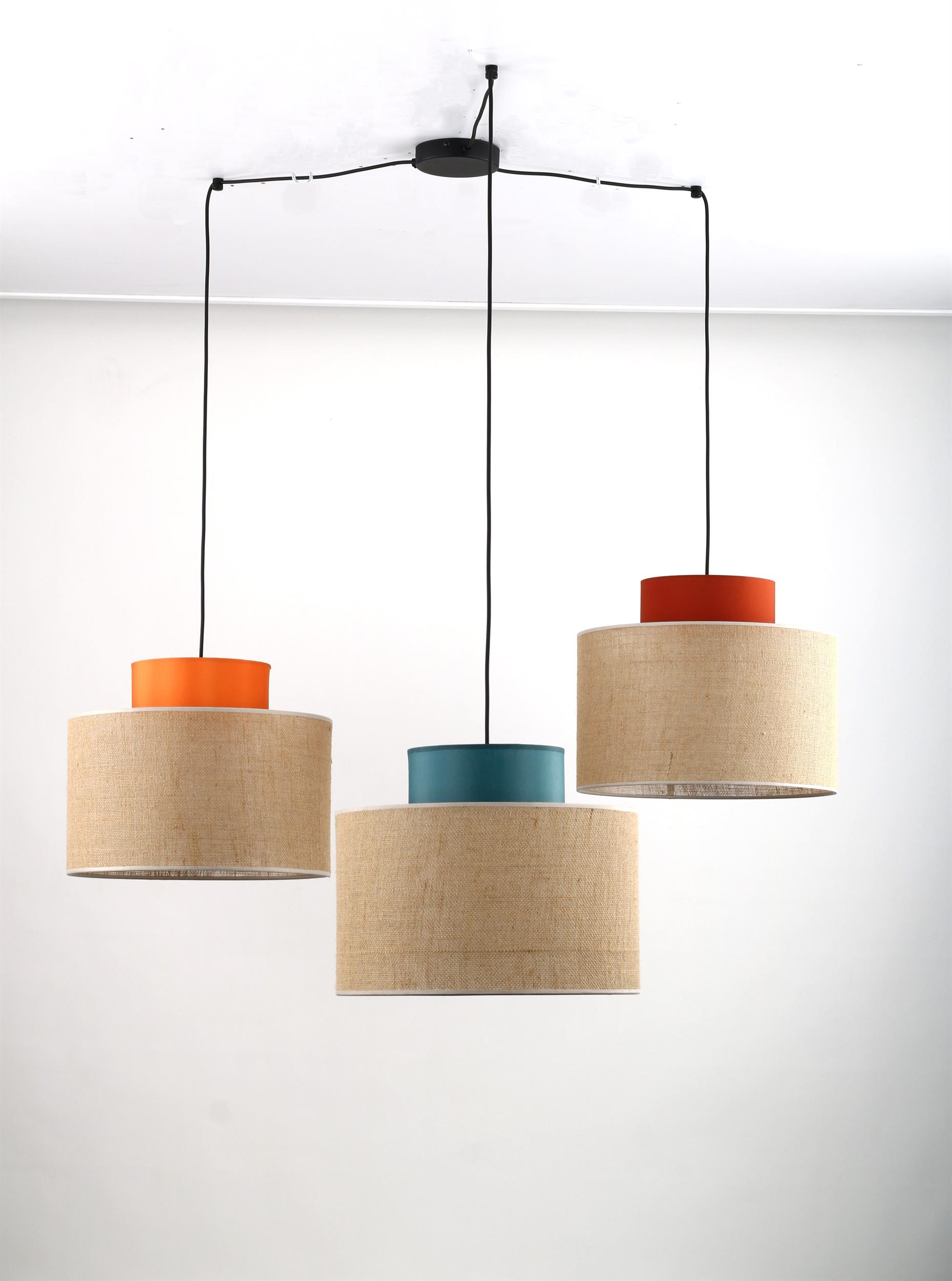 Darmowa Dostawa - Lampa wisząca 3x15 W czarny TK Lighting Duo 1543
