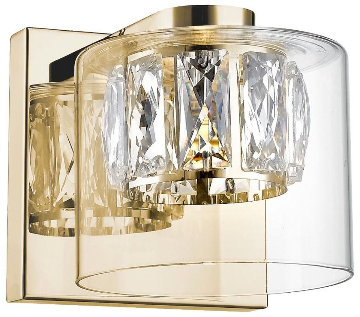 Darmowa Dostawa - Kinkiet 1x5 W przezroczysty Zuma Line Gem W038901AF7AC