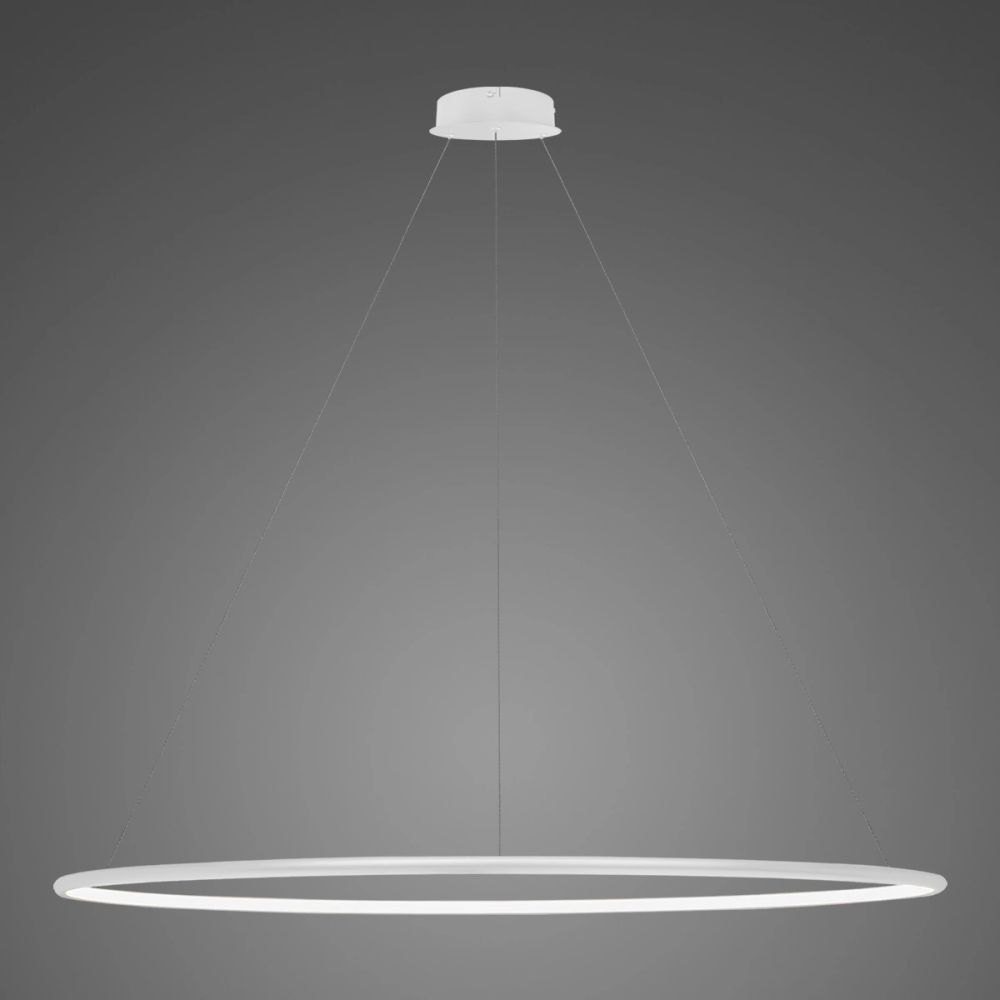 Darmowa Dostawa - Lampa wisząca 1x57 W biała Altavola Design Ledowe Okręgi LA073P150in4kwhitedimm