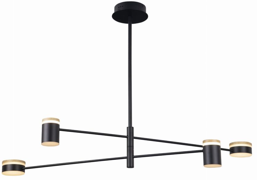 Darmowa Dostawa - Lampa podsufitowa 4x7 W czarny MaxLight Puma P0406
