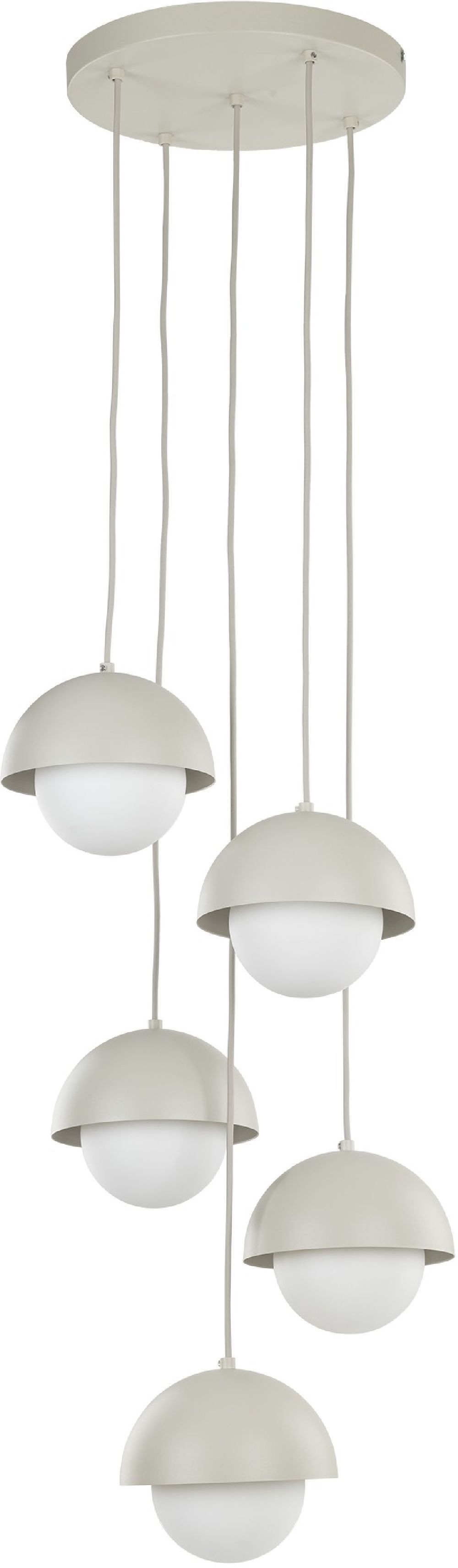 Darmowa Dostawa - Lampa wisząca 5x8 W beżowa TK Lighting Bono 10214