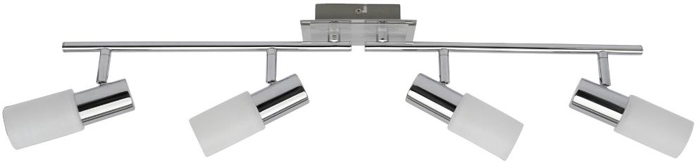 Darmowa Dostawa - Lampa podsufitowa 4x40 W biała-chrom Rabalux Logan 6099