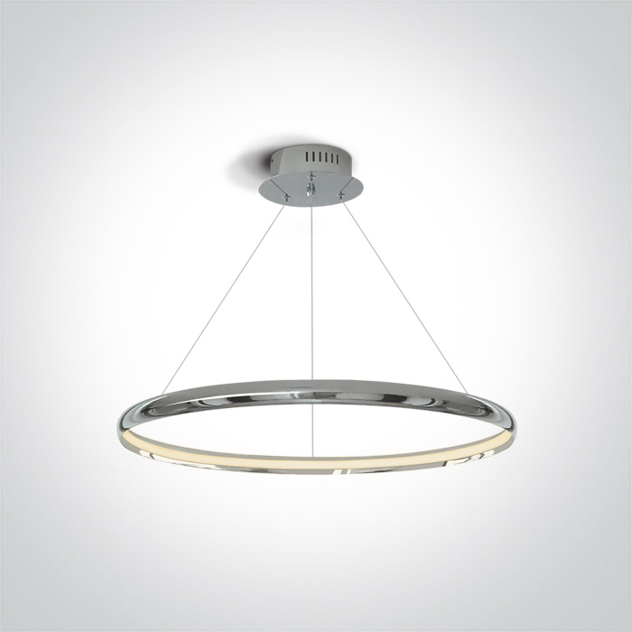 Darmowa Dostawa - Lampa wisząca 1x19 W chrom One Light Dolcedo 63048C