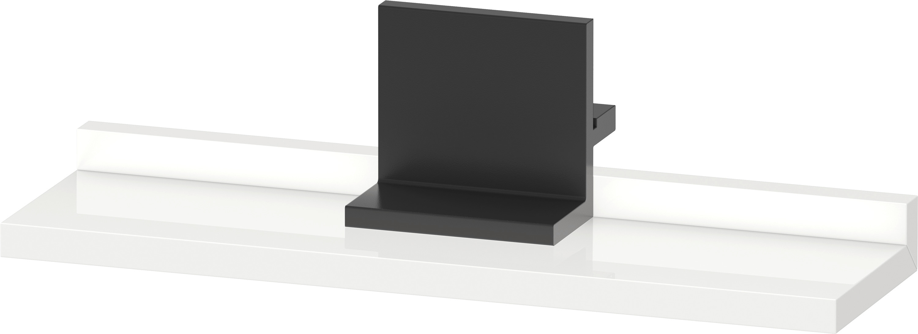 Darmowa Dostawa - Półka 40 cm biała-czarna Duravit Sivida SV74300BD220000