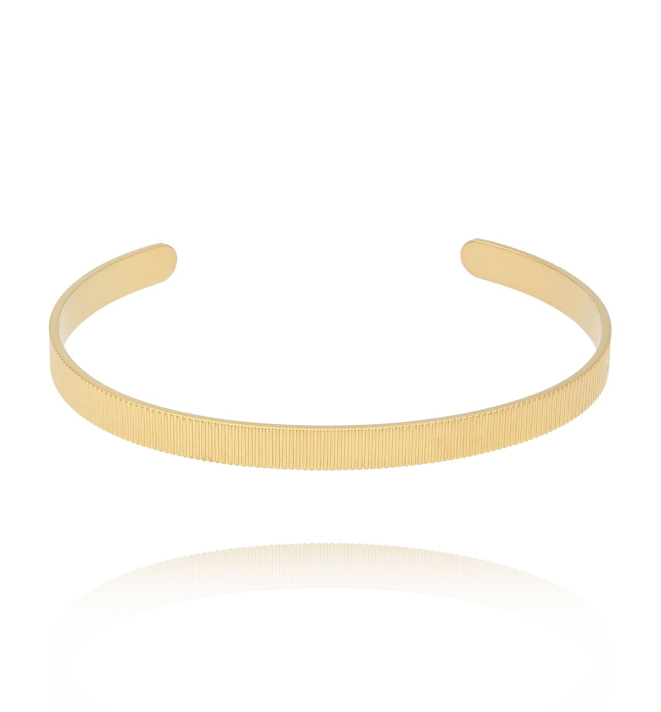 Bransoletka złota obręcz Timeless Gold - By Dziubeka