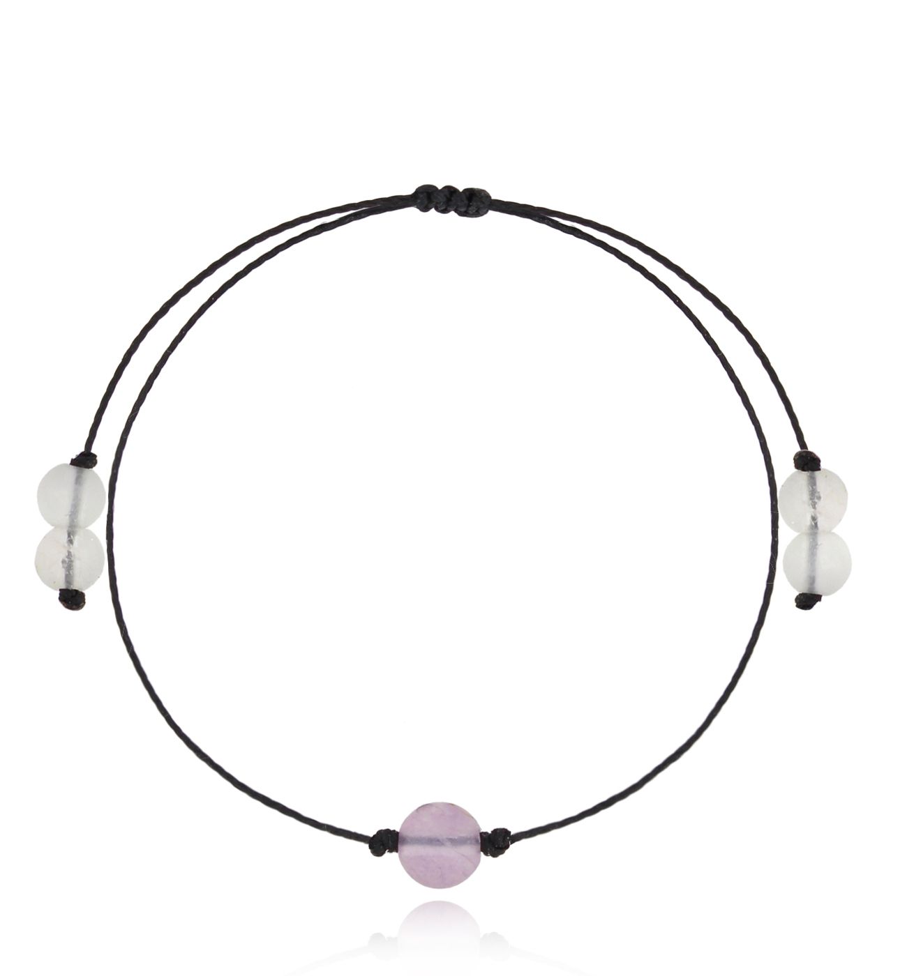 Bransoletka z fluorytem Birthstones BGL0785 - By Dziubeka