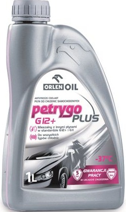 PETRYGO PŁYN CHŁODNICZY G12+ RÓŻOWE 1L -35 ST.C - Petrostar