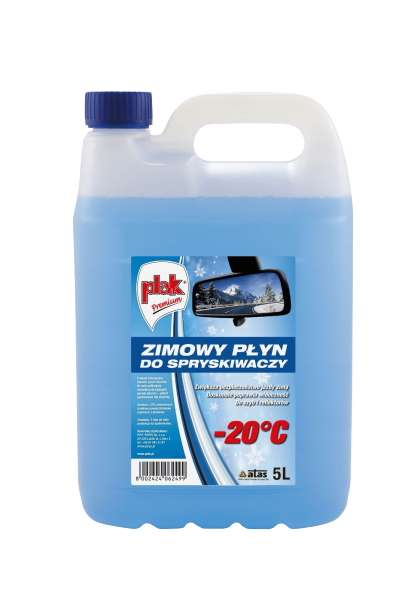 PLAK PŁYN DO SPRYSKIWACZY ZIMOWY -20C 5L - Petrostar