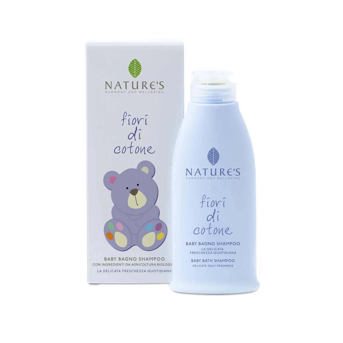 Fiori di Cotone Szampon Pianka do Mycia Ciała dla dzieci, 150ml